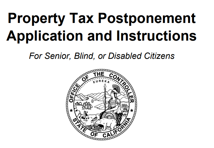 PROPERTY TAX POSTPONEMENT