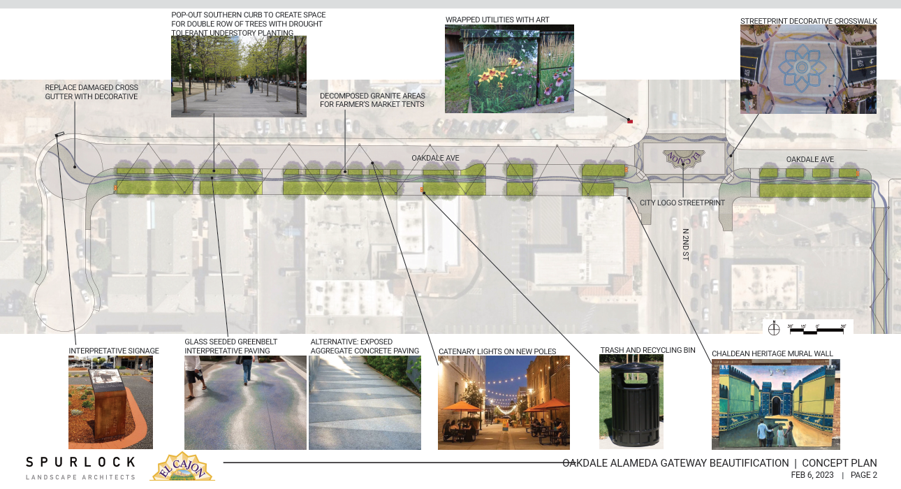 Oakdale Alameda Street Beautification Page 2