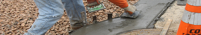 Concrete finishing